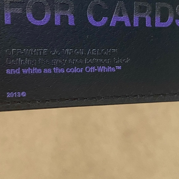 Off-White Virgil Abloh Card Case
